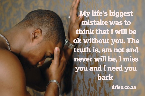 African Wicca love spell to get my ex girlfriend back